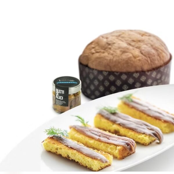 Panettone salato alle alghe marine